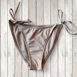 Wild Fable Nude Tie Side Bikini Bottom XS
